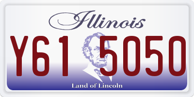 IL license plate Y615050
