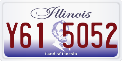 IL license plate Y615052