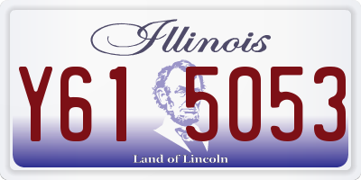 IL license plate Y615053