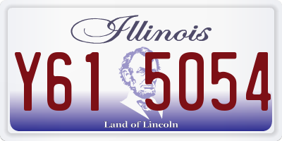 IL license plate Y615054