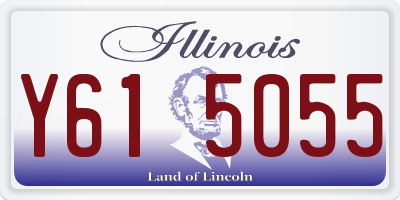 IL license plate Y615055
