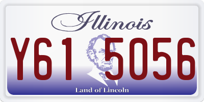 IL license plate Y615056