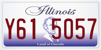 IL license plate Y615057