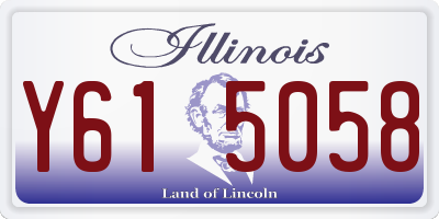 IL license plate Y615058