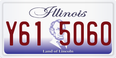 IL license plate Y615060