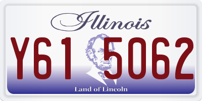 IL license plate Y615062