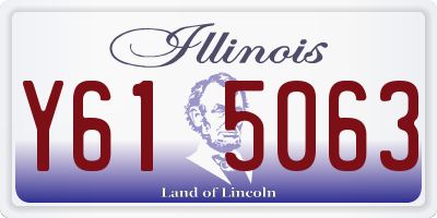 IL license plate Y615063
