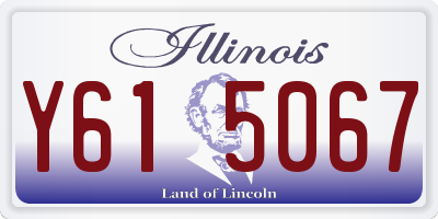 IL license plate Y615067