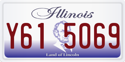 IL license plate Y615069