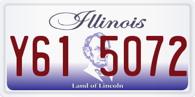 IL license plate Y615072