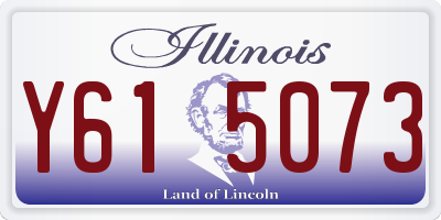 IL license plate Y615073