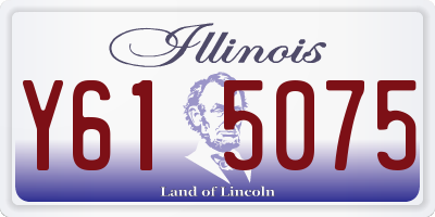 IL license plate Y615075