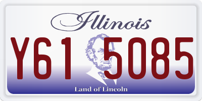 IL license plate Y615085