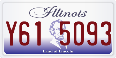 IL license plate Y615093