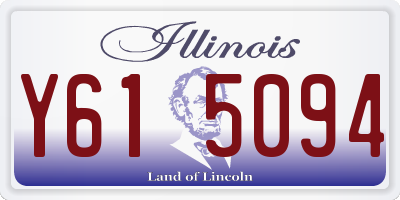 IL license plate Y615094