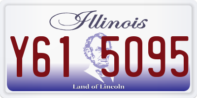 IL license plate Y615095