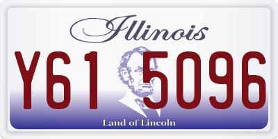 IL license plate Y615096