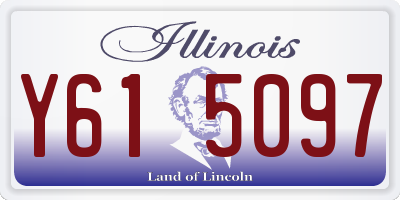 IL license plate Y615097