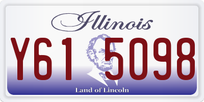 IL license plate Y615098