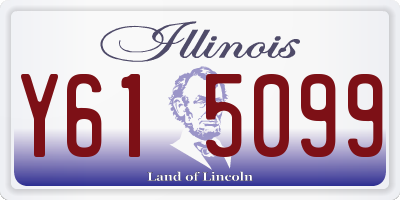 IL license plate Y615099