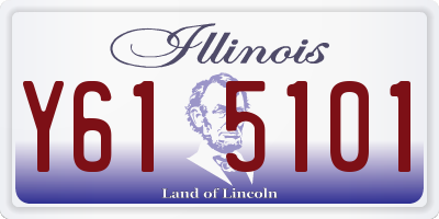 IL license plate Y615101