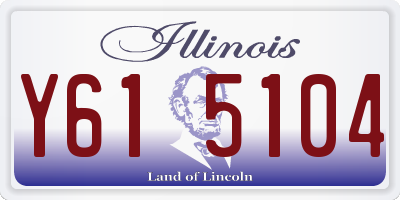 IL license plate Y615104