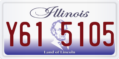 IL license plate Y615105