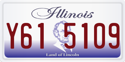 IL license plate Y615109