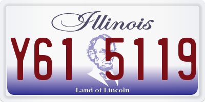 IL license plate Y615119