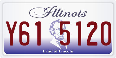 IL license plate Y615120