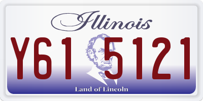IL license plate Y615121