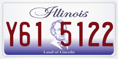 IL license plate Y615122