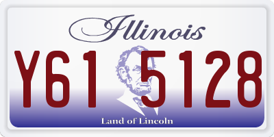 IL license plate Y615128