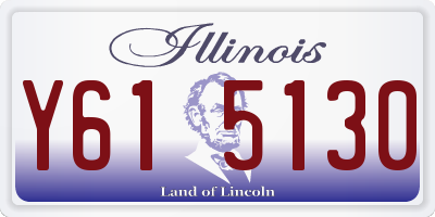 IL license plate Y615130