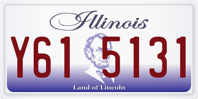 IL license plate Y615131