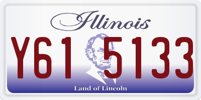 IL license plate Y615133