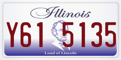 IL license plate Y615135