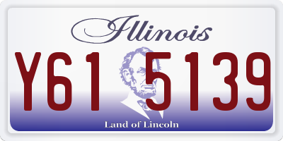 IL license plate Y615139