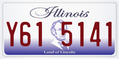 IL license plate Y615141