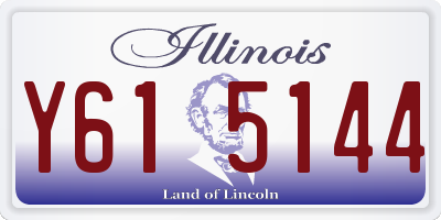 IL license plate Y615144