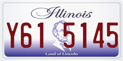 IL license plate Y615145