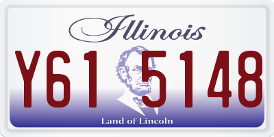 IL license plate Y615148