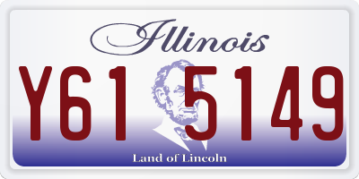 IL license plate Y615149