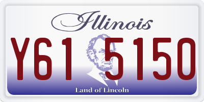 IL license plate Y615150