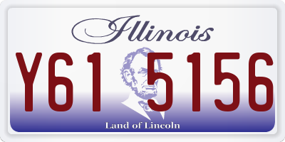 IL license plate Y615156