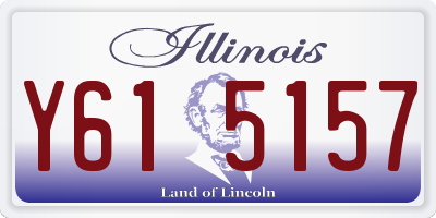 IL license plate Y615157