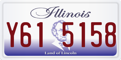 IL license plate Y615158