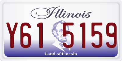 IL license plate Y615159