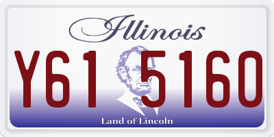 IL license plate Y615160