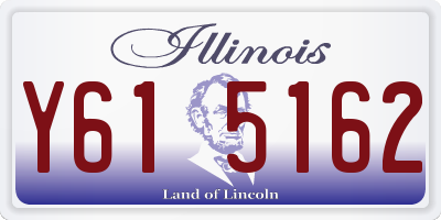 IL license plate Y615162